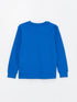 LC Waikiki Crew Neck Printed Long Sleeve Boy T-shirt